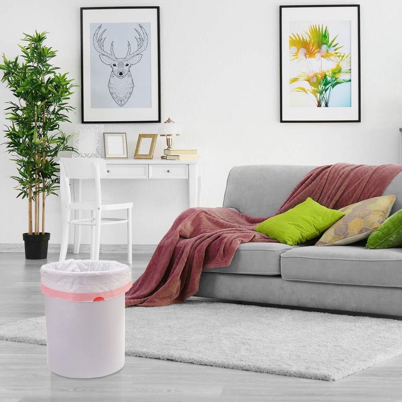 Magesh أكياس قمامة صغيرة بسحاب 4 جالون، بيضاء (سحاب-4Gal150) - Image 5